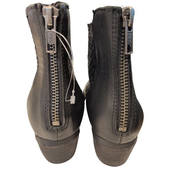 Journee Signature Women's Emerson Black Leather Booties Size 7 NWOT‎ - Picture 13 of 13